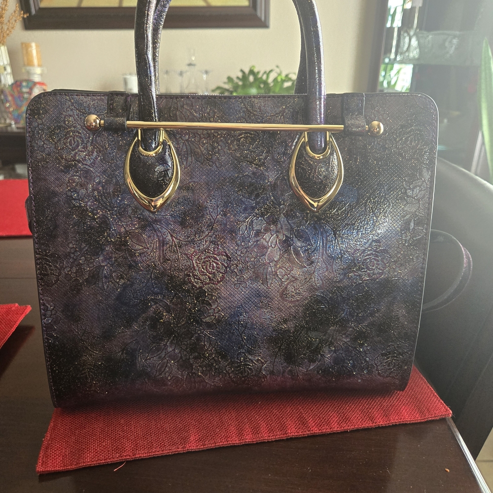 Chic Floral Women's Satchel